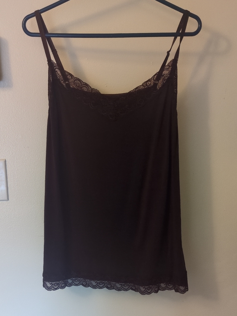 Lane Bryant Lace Cami In Burgundy